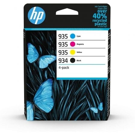art_6zc72ae_1 Cartucho de Tinta Original HP nº934 + nº935 Multipack/ Cian/ Magenta/ Amarillo/ Negro