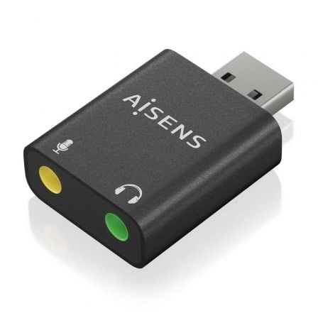 art_ais-adp-a106-0768_1 Tarjeta de Sonido Aisens A106-0768/ USB Macho - 2x Jack 3.5 Hembra
