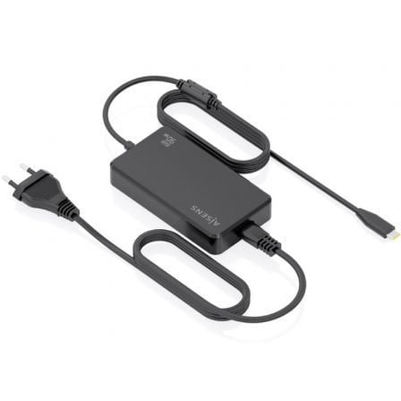 art_ais-carga-asch-1pd90d069-bk_1 Cargador de Portátil GaN Aisens ASCH-1PD90D069-BK/ 1xUSB Tipo-C/ 90W/ Automático/ Voltaje 5-20V