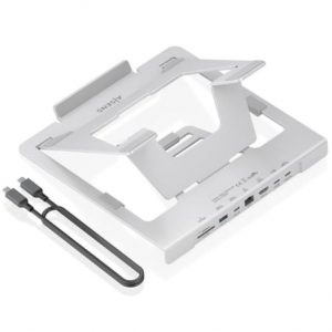 art_ais-hub-asuc-7p045-gr_1 Soporte de Sobremesa - Docking USB Tipo-C Aisens ASUC-7P045-GR/ 1xUSB/ 1xUSB Tipo-C/ 1xHDMI/ 1xRJ45/ 1xLector de Tarjetas/ 1xUSB Tipo-C PD/ Gris