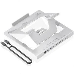art_ais-hub-asuc-7p046-gr_1 Soporte de Sobremesa - Docking USB Tipo-C Aisens ASUC-7P046-GR/ 2xUSB/ 1xUSB Tipo-C/ 2xHDMI/ 1xRJ45/ 1xUSB Tipo-C PD/ Gris