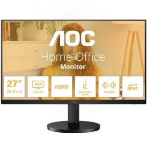 art_aoc-m-u27b3af_1 Monitor Profesional AOC U27B3AF 27"/ 4K/ Multimedia/ Regulable en altura/ Negro