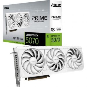 art_asu-gf-prime-rtx5070-who-12g_1 Tarjeta Gráfica Asus Prime GeForce RTX 5070 White OC Edition/ 12GB GDDR7