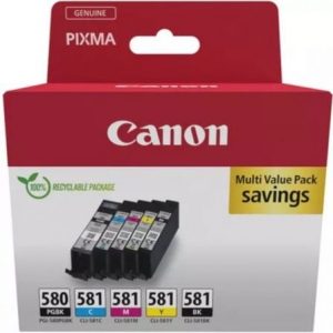 art_can-multipack-2078c007_1 Cartucho de Tinta Original Canon PGI-580 PB + CLI-581Multipack/ Cian/ Magenta/ Amarillo/ Negro
