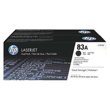 art_cf283ad_1 Tóner Original HP nº83A Multipack/ 2x Negro