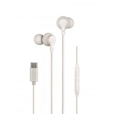 art_dae-aur-dw2016_1 Auriculares Intrauditivos Daewoo DW2016/ con Micrófono/ USB Tipo-C/ Blancos