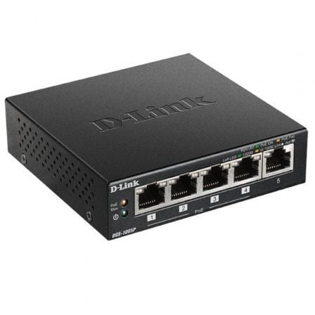 art_dlk-dgs-1005p_1 Switch D-Link DGS-1005P 5 Puertos/ RJ-45 10/100/1000 PoE