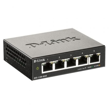 art_dlk-switch-dgs-1100-05v2_1 Switch D-Link DGS-1100-05V2 5 Puertos/ RJ-45 10/100/1000