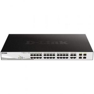 Switch Gestionable D-Link DGS-1210-24P 24 Puertos/ RJ-45 10/100/1000/ PoE/ SFP