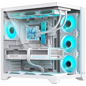 art_hid-caja-h3-pro-wh_1 Caja Gaming Semitorre Hiditec H3 Pro// Blanca