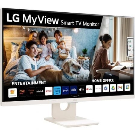 art_lg-m-32sr50f-w_1 Smart Monitor LG MyView 32SR50F-W 31.5"/ Full HD/ Multimedia/ Smart TV/ Blanco