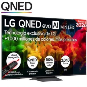 Televisor LG QNED evo AI QNED8EB Mini LED 75QNED8EB3A 75"/ Ultra HD 4K/ Smart TV/ WiFi