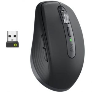 Ratón Inalámbrico Logitech MX Anywhere 3S For Business/ Batería recargable/ Hasta 8000 DPI/ Grafito
