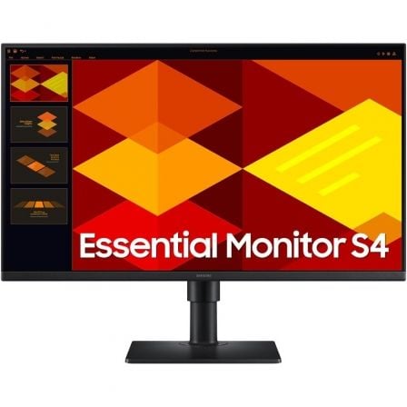 art_sam-m-s27d400gau_1 Monitor Profesional Samsung Essential Monitor S4 S27D400GAU/ 27"/ Full HD/ Regulable en altura/ Negro