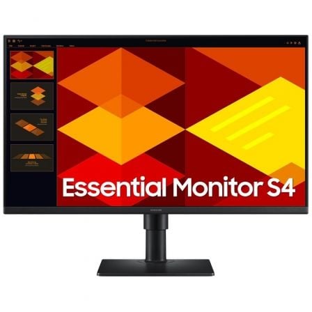 art_sam-m-s27d406gau_1 Monitor Profesional Samsung Essential Monitor S4 S27D406GAU/ 27"/ Full HD/ Multimedia/ Regulable en altura/ Negro