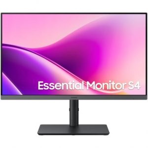 Monitor Profesional Samsung Essential Monitor S4 S43UF S27F434UAU/ 27"/ Full HD/ Regulable en altura/ Negro