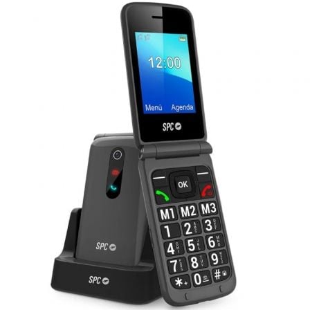art_spc-tel-stella-3_1 Teléfono Móvil SPC Stella 3 para Personas Mayores/ 4G/ Negro