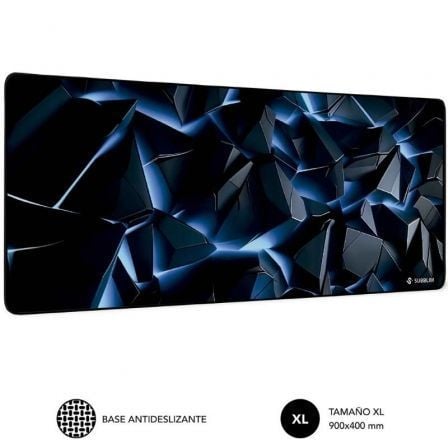 art_sub-alf-mp-01puw06_1 Alfombrilla Subblim Blue Obsidian XL/ 900 x 400 x 3 mm