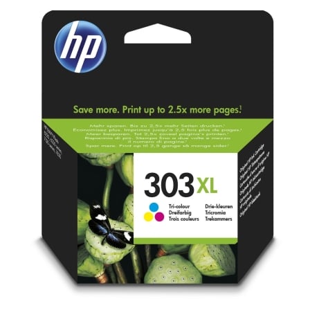 art_t6n03ae_1 Cartucho de Tinta Original HP nº303 XL Alta Capacidad/ Tricolor