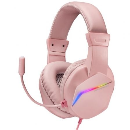 art_tac-aur-mh122-pk_1 Auriculares Gaming con Micrófono Mars Gaming MH122/ Jack 3.5/ Rosas