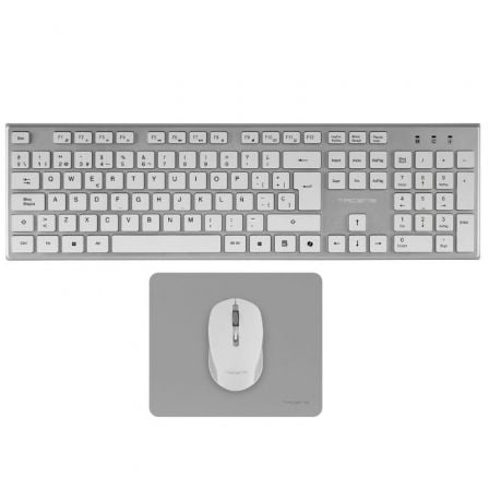 art_tac-pack-6zenithw-wh_1 Pack Gaming Tacens ZENITH/ Teclado Inalámbrico + Ratón Inalámbrico + Alfombrilla