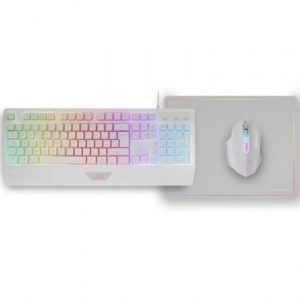art_tac-pack-mcp124-wh_1 Pack Gaming Mars Gaming MCP124/ Teclado H-MECH + Ratón Óptico + Alfombrilla/ Blanco