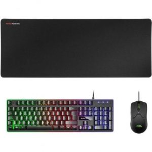 art_tac-pack-mcpx-bk_1 Pack Gaming Mars Gaming MCPX/ Teclado H-MECH + Ratón Óptico + Alfombrilla/ Negro