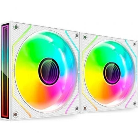 art_tac-ref-mf-3dprox2-wh_1 Pack 2 Ventiladores Mars Gaming MF-3DPROX2/ 12cm/ ARGB/ Blancos