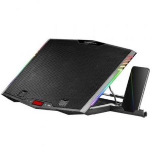 art_tac-ref-mnbc5_1 Soporte Refrigerante Mars Gaming MNBC5 para Portátiles hasta 17.3"/ Iluminación LED