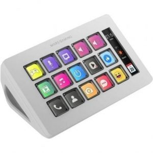 art_tac-stream-msd-one-wh_1 Stream Deck Slim Mars Gaming MSD-ONE/ 15 Teclas LCD/ Blanco