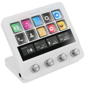 art_tac-stream-msd-pro-wh_1 Stream Deck Mars Gaming MSD-PRO/ 10 Teclas LCD + 4 Diales Personalizables/ Blanco