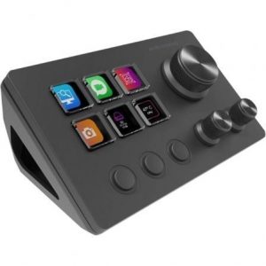 art_tac-stream-msd-two-bk_1 Control Deck Mars Gaming MSD-TWO/ 6 Teclas LCD/ 3 Ruedas/ 3 Botones/ Negro