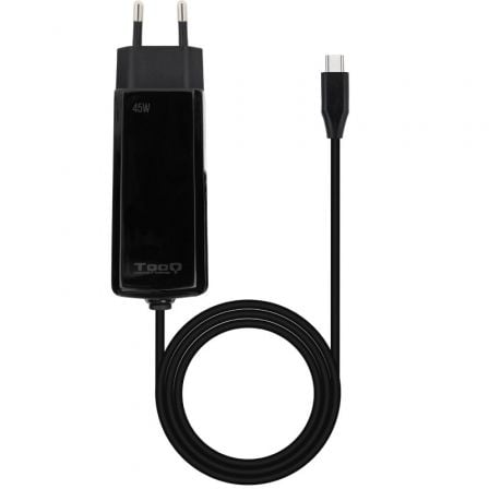 art_too-car-tqlc-usbcgan45pd-c_1 Cargador de Portátil GaN TooQ TQLC-USBCGAN100PD-C USB Tipo-C/ 45W/ Automático/ Voltaje 5-20V