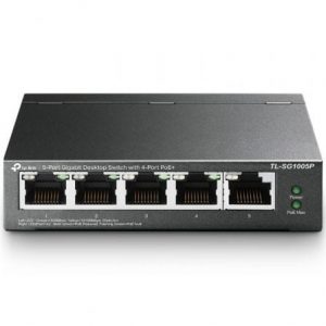 art_tpl-switch-tl-sg1005p_1 Switch TP-Link TL-SG1005P 5 Puertos/ RJ-45 10/100/1000 PoE