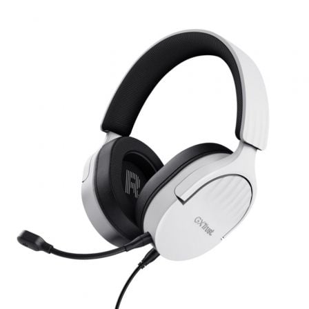 art_tru-aur-gxt-489-fay-wh_1 Auriculares Gaming con Micrófono Trust Gaming GXT 489 Fayzo/ Jack 3.5/ Blancos