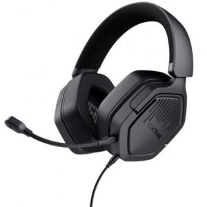 art_tru-aur-gxt-492-carus-bk_1 Auriculares Gaming con Micrófono Trust Gaming GXT 492 Carus/ Jack 3.5/ Negros