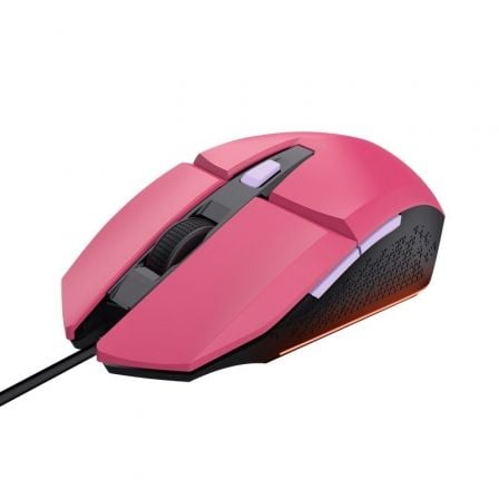 art_tru-mou-gxt-109-felox-pk_1 Ratón Gaming Trust Gaming GXT 109 Felox/ Hasta 6400 DPI/ Rosa