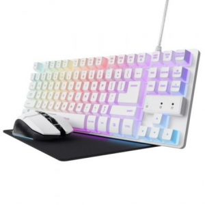 art_tru-pack-gxt-794w_1 Pack Gaming Trust Gaming GXT 794W/ Teclado RGB + Ratón RGB + Alfombrilla