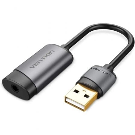 art_ven-adp-cdjhb_1 Tarjeta de Sonido Vention CDJHB/ USB Macho - Jack 3.5 Hembra