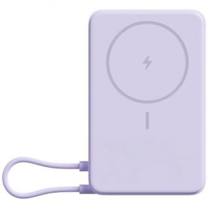 Powerbank 10000mAh Xiaomi Magnetic Power Bank 10000/ Wireless/ Púrpura