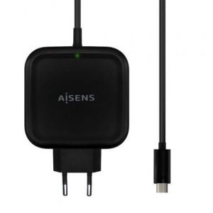 art_ais-carga-asch-1pd65wl-bk_1 Cargador de Pared Aisens ASCH-1PD65WL-BK/ 1xUSB Tipo-C/ 65W