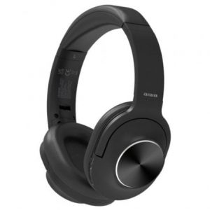 art_aiw-aur-hst-220bt-bk_1 Auriculares Inalámbricos Aiwa HST-220BT/BK/ con Micrófono/ Bluetooth/ Negros