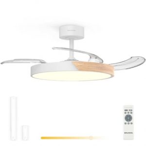 art_grk-ven-skydual42_1 Ventilador de Techo Grunkel SKYDUAL42/ 30W/ 4 Aspas 106cm/ 6 Velocidades