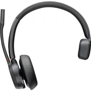 art_hp-pol-77y92aa_1 Auricular Inalámbrico Poly Voyager 4310 + Adaptador BT700 + Base de Carga/ con Micrófono/ Bluetooth/ Negro