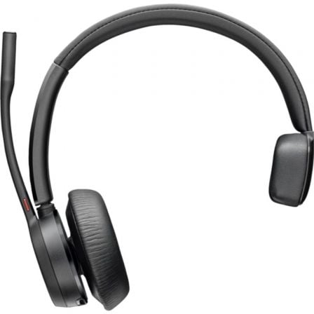 art_hp-pol-77y92aa_1 Auricular Inalámbrico Poly Voyager 4310 + Adaptador BT700 + Base de Carga/ con Micrófono/ Bluetooth/ Negro