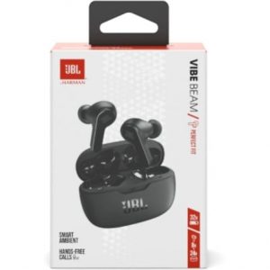 art_jbl-aur-vibe-beam-bk_1 Auriculares Bluetooth JBL Vibe Beam con estuche de carga/ Autonomía 8h/ Negra