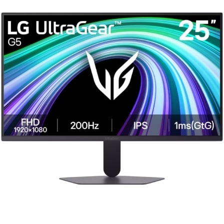 art_lg-m-25g523b-b_1 Monitor Gaming LG UltraGear G5 25G523B-B 25"/ Full HD/ 1ms/ 200Hz/ IPS/ Negro