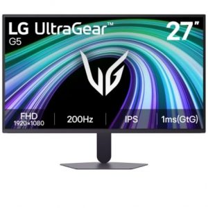 art_lg-m-27g523b-b_1 Monitor Gaming LG UltraGear G5 27G523B-B 27"/ Full HD/ 1ms/ 200Hz/ IPS/ Negro