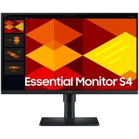 art_sam-m-ls24d400gau_1 Monitor Profesional Samsung Essential Monitor S4 S40GD S24D402GAU/ 24"/ Full HD/ Regulable en altura/ Negro