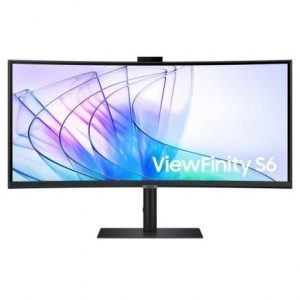 art_sam-m-s34c652vau_1 Monitor Profesional Ultrapanorámico Curvo Samsung ViewFinity S6 S34C652VAU 34"/ UWQHD/ Webcam/ Multimedia/ Regulable en Altura/ Negro
